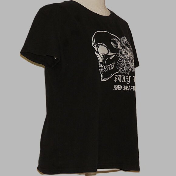 Shein Women's Stay Wild and Beautiful Short Sleeve T-Shirt Size XL (C229) - Picture 3 of 5